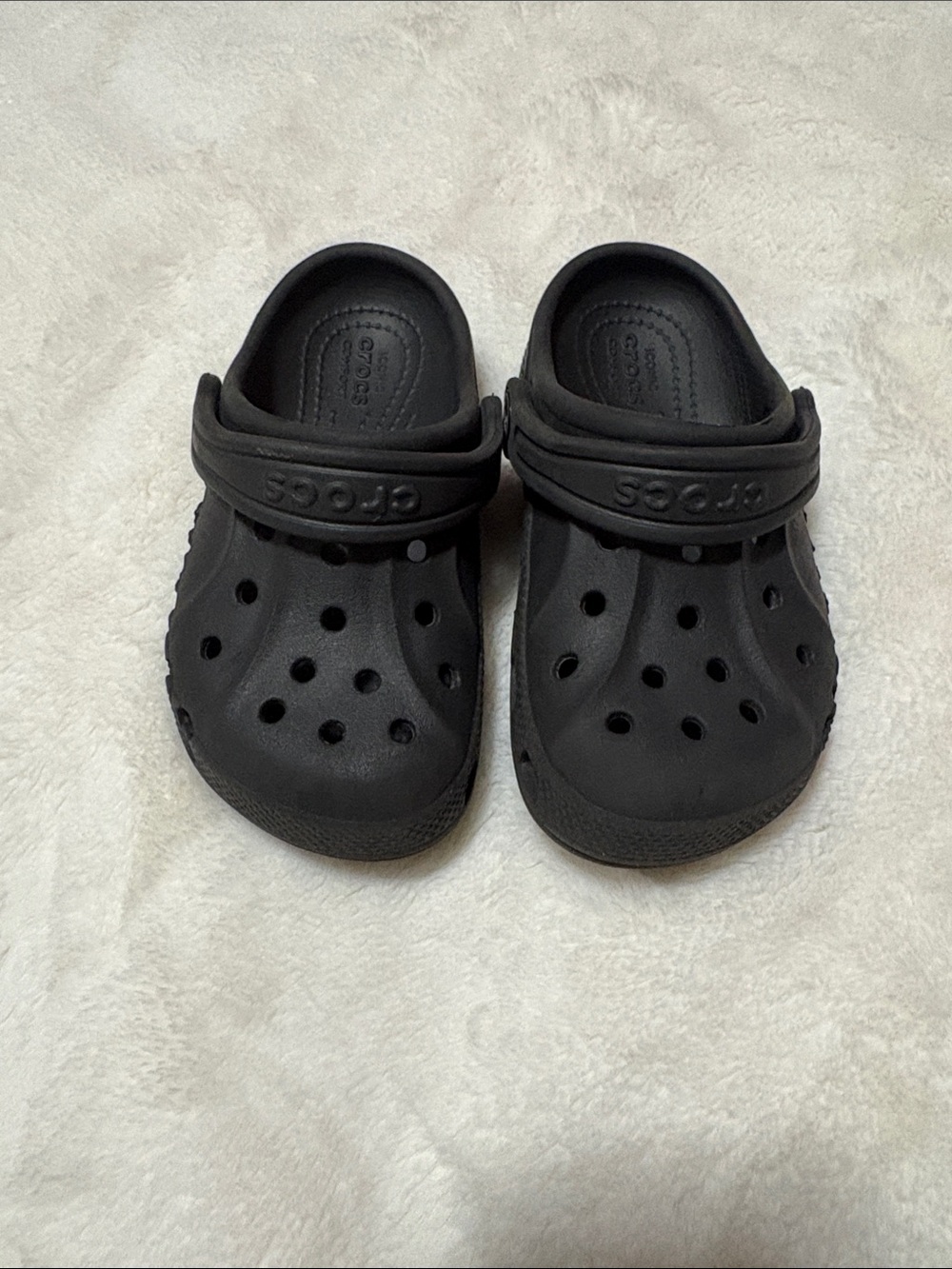 CROCS Kids Black Classic Clog Sandals